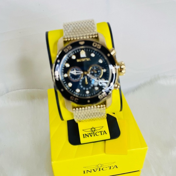 New Invicta Pro Diver Men”s Watch 48mm, Gold - Picture 8 of 9